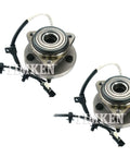 Set Of 2 Front Timken Wheel Bearing And Hub Kit For Ford Ranger 2010 2011 4WD Direct Fit Beefy Truck Grade Heavy Duty Replacement
