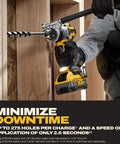 20V Max Brushless Half Inch Cordless Hammer Drill Kit Delivering Hella Torque And Ridiculous Power For Heavy Duty Projects with drill bit in wood
