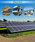 Widely used 63 Amp Solar Disconnect Switch DC Breaker Box With Surge Protector, installations on roof, RV, and field solar panels.