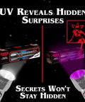 Stranger Things Squawk Dope Retro LED Flashlight With UV And Bright Modes For Camping Official Season 5 Gear 1980s Inspired packaging