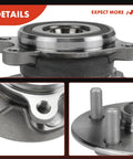 Close-up of Two Front Wheel Bearing and Hub Assemblies Set 5 Lug For Toyota Camry 2018 To 2024, RAV4 2019 To 2023.