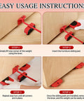 Instructions showing use of Heavy Duty Furniture Lift Mover Tool Set With Wheels For Easy Movement of heavy items on hard floors.