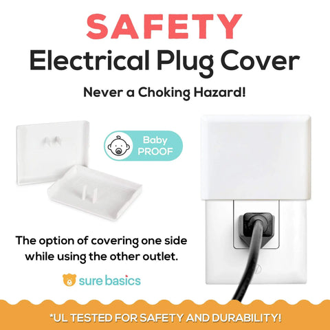 12 Pack Outlet Covers Baby Proofing Bigger Size For Safer Sockets Keeps Toddlers Safe No Joke And Prevents Choking Hazard