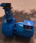 Beefy 2000W Hydroelectric Generator With Voltage Indicator For Outdoor Rivers And Creeks, shown with durable cast iron build.