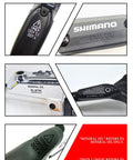 Instructions showing brake oil types for All Brakes Hydraulic Disc Brake Bleed Kit with Universal Adapters for SRAM Avid Magura Tektro Hayes.