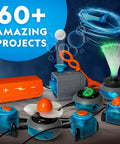 Circuit Maker Electronics Science Kit For Kids With Sixty Hands On Projects featuring various colorful circuit components