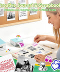 Ultra Compact Mini Sticker Printer And Portable Wireless Craft Maker For Students Hella Convenient Instant Graphic Output using for scrapbooking.