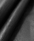 Close-up of Thick Faux Leather PU Fabric With Soft Skin Grain For Furniture Covers And Reupholstery For Sofas Chairs And Cushions Vinyl Upholstery