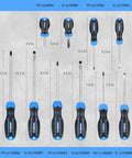 Front view of 120 Piece Magnetic Screwdriver Set With Sockets Slotted Phillips Hex Torx And Precision Drivers for home repair.