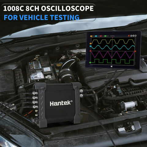 8 Channel USB Automotive Diagnostic Oscilloscope With DAQ And Programmable Signal Generator for cars and trucks engine testing