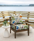 Outdoor Chair Cushions For Patio Furniture 24X24 Deep Seat Set With Removable Covers UV Resistant Waterproof Cushions For Garden