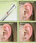 Piercing Taper Grabber Set For Changing Jewelry 14G 16G 18G 20G Threadless Insertion Pin used for ear piercings
