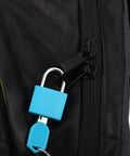 4 Pack Multicolor Metal Luggage Locks With Keys Keyed Padlocks Plastic Covered Copper For Suitcases Backpacks Boxes Laptop Bags