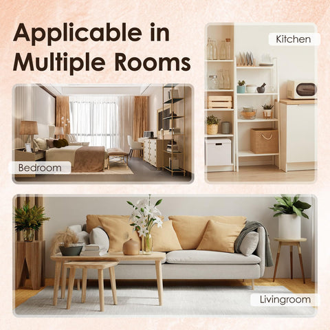 Cozy bedroom, kitchen, and living room setup suggesting use for Three Pack V11 And V15 Vacuum Filter Replacement Kit For Cordless Vacuums