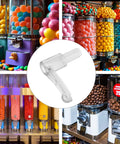 Gumball Machine Replacement Gear Kit With Turntable And Lever, Wear Resistant Plastic Gears For Candy Dispensers, Universal Compatibility, Easy DIY Repair For Busy Spots clear plastic lever part