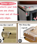 Ultra Clear Silicone Corner Protectors For Baby Proofing T Shaped Furniture Edge Guards, showing edge bumpers for safety.
