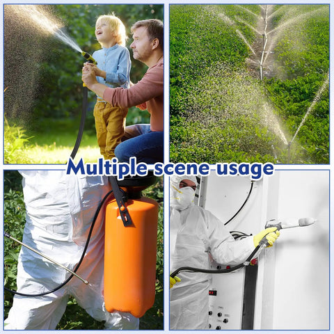 Three Eighths Inch EPDM Garden Hose 100 Ft Heavy Duty Sprayer Hose 200 Psi Kink Resistant in various usage scenarios
