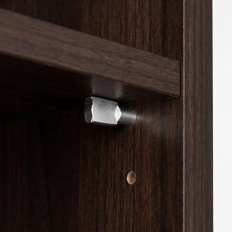150 Pcs Stainless Steel Shelf Pins 5mm Invisible Mount securing wooden shelf in cabinet