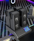 3 In 1 Drone Battery Charger Hub For Phantom 4 Series With LED Display, Charges Three Batteries In A Row.