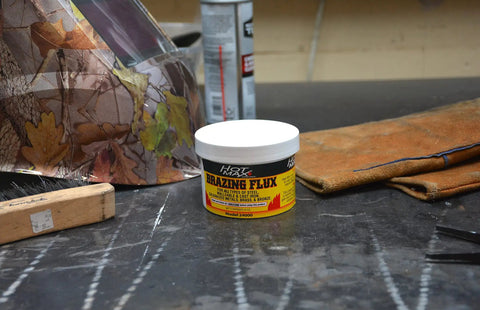 Brazing Flux Powder 8 Ounce For Oxy Acetylene Or Arc Torch Quick Bond For All Metals Steel Cast Iron Galvanized Brass Bronze