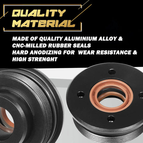 Tilt Cap And Gland With Seals For Large V6 Outboard Tilt Cylinder End Cap 61A-43811-00-00 displaying material quality.