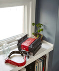 Three Story Fire Escape Ladder 24 Feet Steel With Slip Resistant Rungs And Stabilizers Black Built Tough on windowsill