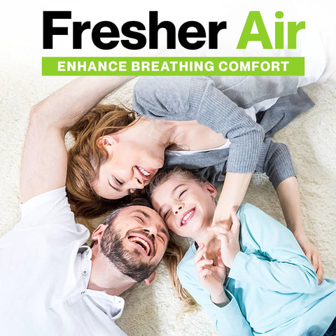 Family enjoying fresh air with Six Pack Premium Humidifier Filters For Honeywell HAC 504 Series And HCM 350 Cool Mist Humidifiers