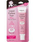 Liquid Fashion Tape Roll On Adhesive For Clothes And Skin Safe No Fuss All Day Hold Clear Body Glue For Dresses And Fabric Portable 1 Fl Oz Mess Free Application For Quick Fixes in packaging