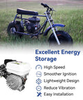 Aluminum 212 Hemi Flywheel For Predator 212cc 224cc 60363 Engines Plus Honda GX160 GX200 Clones with mini bike in field