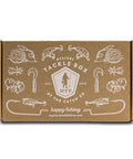 Mystery Tackle Box Freshwater Bass Lures Kit For Largemouth And Smallmouth packaging with fish and lure illustrations