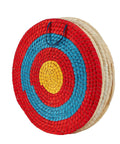 20 Inch 5 Layer Traditional Straw Archery Target Hand Made 4 Inch Thick For Outdoor Shooting Practice With Silk Surface Eco Friendly