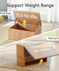 Heavy Duty Gas Struts 15 Inch With Brackets 2 Pack Smooth Lift Supports For RV Bed And Camper Hatch Hydraulic Spring Shocks, shown with weight support ranges.