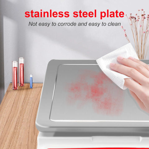 Cleaning a stainless steel plate of Pro Grade Ultra Precise Lab Scale 5000G X 0.01G Digital Balance With 0.01G Accuracy For Lab Use