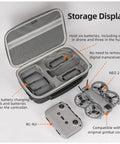 All-In-One Drone Case And Travel Bag With Dual Battery Slots, Three Battery Charging Hub, Remote N3 Compartment, Drone View