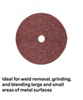 Cubitron II 982C Fibre Disc 36 Plus Grade Coated Ceramic Brown 7 Inch By 7/8 Inch Pack Of 25 High Performance Self Sharpening
