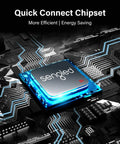 Quick Connect Chipset for Color Changing Smart Light Bulb With Auto Pairing To Alexa Devices, No Hub Needed, Bluetooth Mesh Lighting