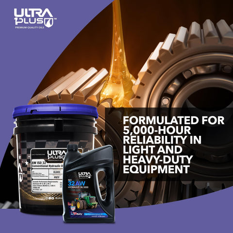 AW32 Hydraulic Oil ISO 32 For Heavy Machinery 5 Gallon Workhorse Anti Wear Rust Protection Clean Operation And Filter Protection For Extended Equipment Life And Smooth Performance