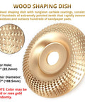 Pro Level Angle Grinder Accessory Kit Kicking Serious Tail With Wood Shaping Flap Sanding Wheels and Tough Chain Carving Discs for 4 Half Inch Grinders Ultimate Woodworking Setup, 4.27 inch wood shaping dish.
