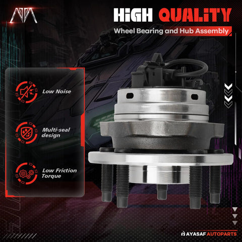 Front Wheel Hub And Bearing Assembly With ABS Direct Fit 2 Pack For 2006 2012 Chevy Malibu, 2005 2010 Pontiac G6, 2007 2009 Saturn Aura, And 2008 2010 Cobalt SS HHR SS Replacement Kit