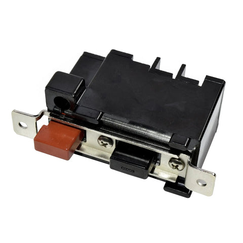 Workshop Grade Zero Sweat Replacement On Off Switch 120 V And 230 V rated, black switch with metal mounting for shop equipment.