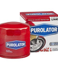 Premium Oil Filter Pack Of 6 For Up To 5,000 Miles, 96.5 Percent Dirt Removal Power, filter with box in background