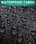 Close-up of waterproof 600D Oxford canvas with water droplets, showcasing material texture for 8Ft Firewood Rack Cover Waterproof Ultra Tough
