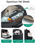 Womens Gym Duffle Bag For Travel With Wet Pocket featuring shoe bag and laptop compartment