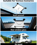 Heavy Duty Starlink Mini Suction Mount For Window Sunroof Rock Solid Carbon Steel Frame Grip on RV Roof Hood and Rear Window