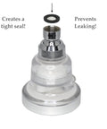 Shower Head Gasket Rubber Washer With Wire Mesh Middle Delivers A No Drip Tight Seal To Stop Leaks Fits Universal Pipe