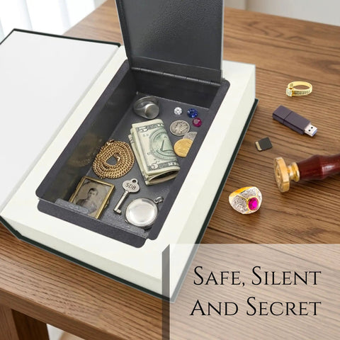 Open Constitution Book Safe Hidden Safe In Plain Sight With Combination Lock Diversion Safe For Valuables Realistic Book Safe Box