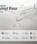 Peel And Stick Vinyl Wood Plank Flooring In Grey Ash 12 Pack Covers 18 Sq Ft Rigid Core Waterproof Self Adhesive Flooring