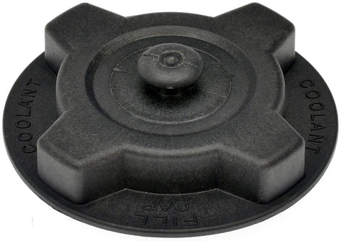 Top view of Heavy Duty Coolant Reservoir Cap Direct Replacement For Select Volvo Models with OEM Fit and durable sealing.
