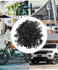 Must Have Wave Washer Gasket Kit Spring Steel Assortment For Electrical Connections Appliances Automotive And Marine Use Heavy Duty Elastic Washers 500 Piece Set black wave washers for electrical, marine, and automotive use