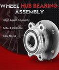 2 Pack Front Wheel Bearing Hub Assembly Replacement For Audi And VW Cars With ABS 5 Lug Fits A3 Quattro TT Beetle CC Golf GTI